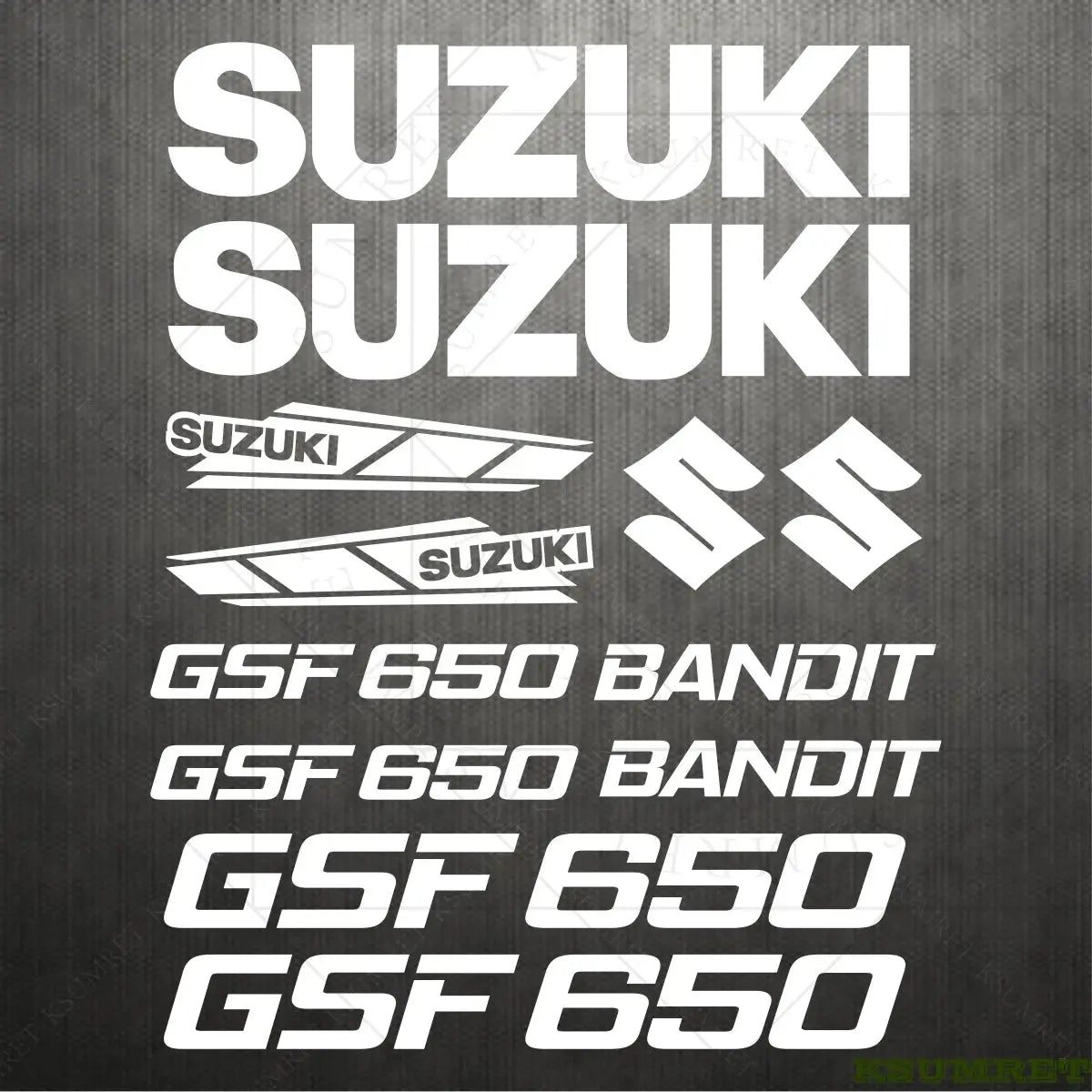 Suzuki GSF 650 Bandit Sticker Seti | Sticker Master Sticker Master