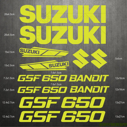 Suzuki GSF 650 Bandit Sticker Seti | Sticker Master Sticker Master