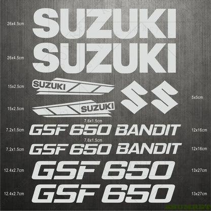 Suzuki GSF 650 Bandit Sticker Seti | Sticker Master Sticker Master