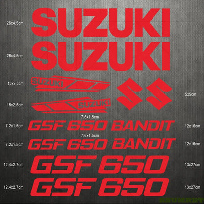 Suzuki GSF 650 Bandit Sticker Seti | Sticker Master Sticker Master