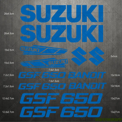 Suzuki GSF 650 Bandit Sticker Seti | Sticker Master Sticker Master