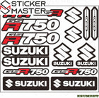 Suzuki GSR750 Sticker Seti – Motosiklet Gövde Etiketi | Sticker Master