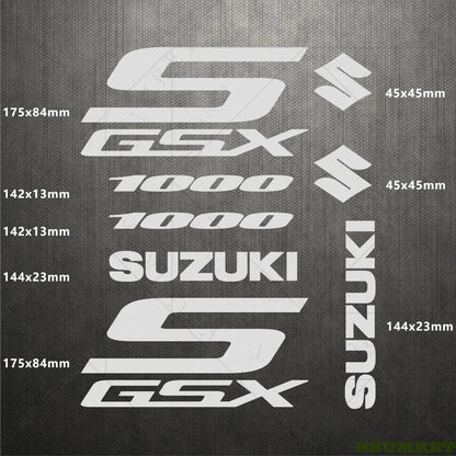 Suzuki GSX-S 1000 Sticker Seti Vinil Çıkartma Farklı Renkler | Sticker Master Sticker Master