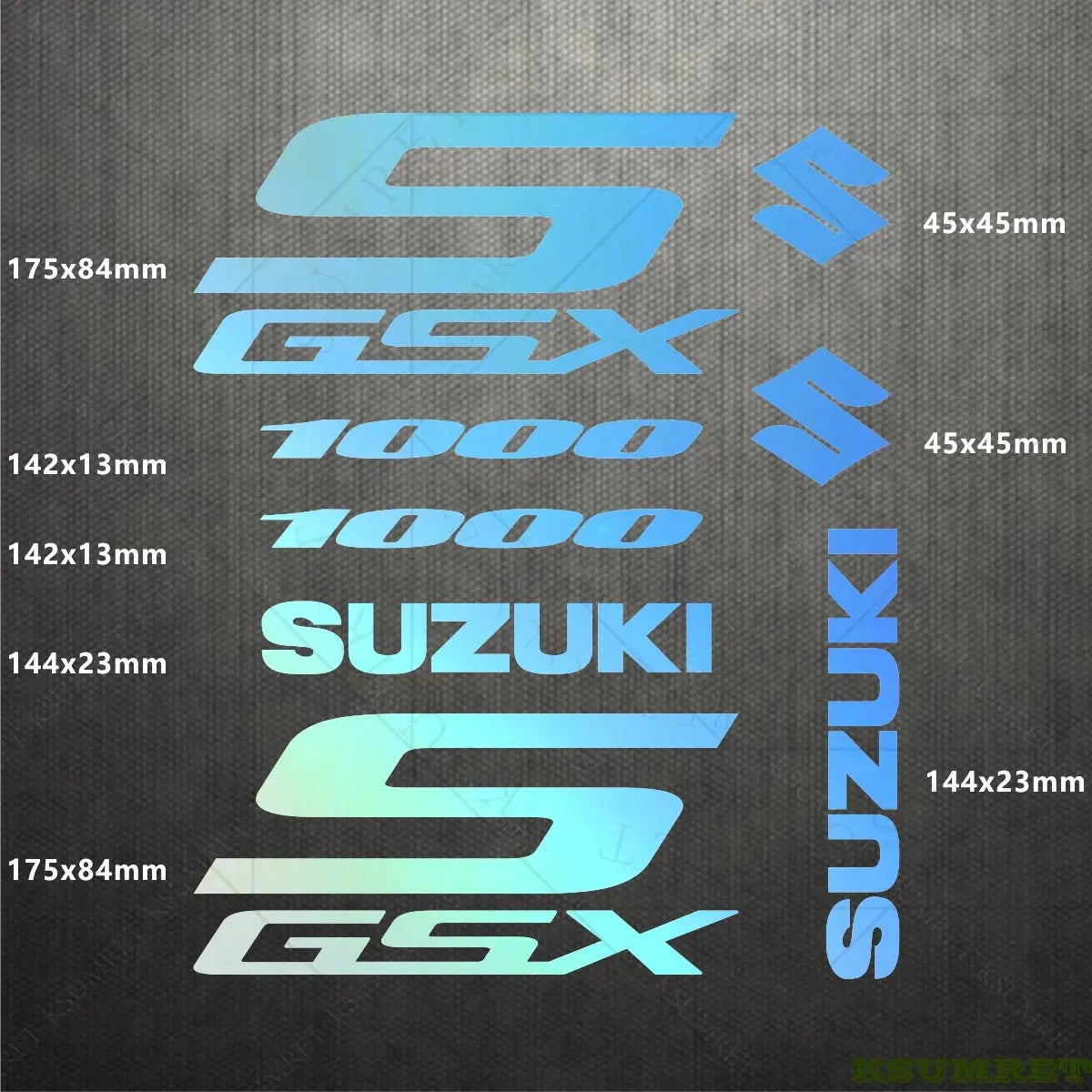 Suzuki GSX-S 1000 Sticker Seti Vinil Çıkartma Farklı Renkler | Sticker Master Sticker Master