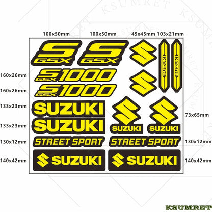 Suzuki GSX-S1000 Sticker Seti | Sticker Master - Sticker Master