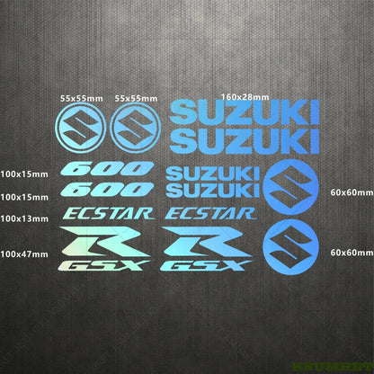 Suzuki GSXR 600 Sticker Seti – Motosiklet Gövde Etiketi | Sticker Master - Sticker Master
