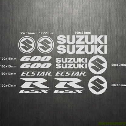 Suzuki GSXR 600 Sticker Seti – Motosiklet Gövde Etiketi | Sticker Master - Sticker Master