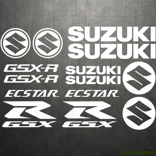 Suzuki GSXR Sticker Logo Seti Tank Kask Amblemi | Sticker Master - Sticker Master