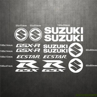 Suzuki GSXR Sticker Logo Seti Tank Kask Amblemi | Sticker Master - Sticker Master