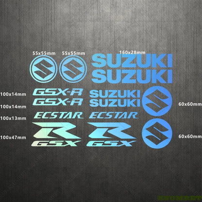 Suzuki GSXR Sticker Logo Seti Tank Kask Amblemi | Sticker Master - Sticker Master