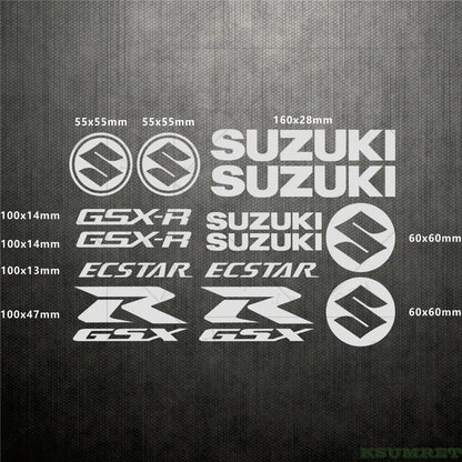 Suzuki GSXR Sticker Logo Seti Tank Kask Amblemi | Sticker Master - Sticker Master