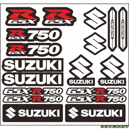 Suzuki GSXR750 Motosiklet Stickerı | Sticker Master Sticker Master