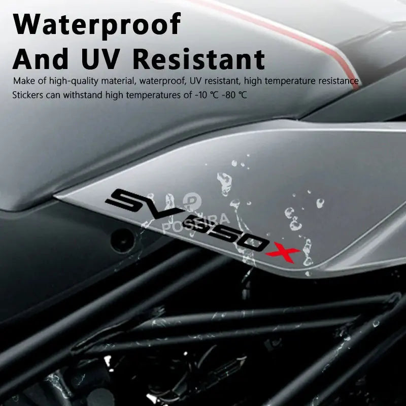 Suzuki SV650X Sticker Yan Grenaj Seti Cafe Racer | Sticker Master - Sticker Master