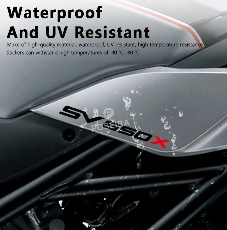 Suzuki SV650X Sticker Yan Grenaj Seti Cafe Racer | Sticker Master - Sticker Master