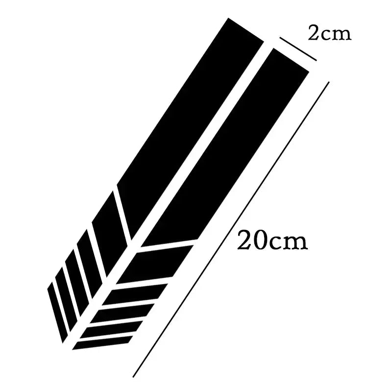 Suzuki Sticker Ayna Şerit Seti | Sticker Master - Sticker Master