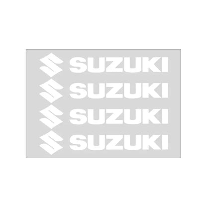 Suzuki Sticker Seti (4 Adet) | Kapı Kolu, Ayna ve Jant Logosu Sticker Master