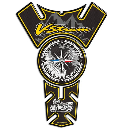 Suzuki V-Strom Çanta Sticker Seti | Dünya Haritalı Adventure Topcase Etiketi Sticker Master