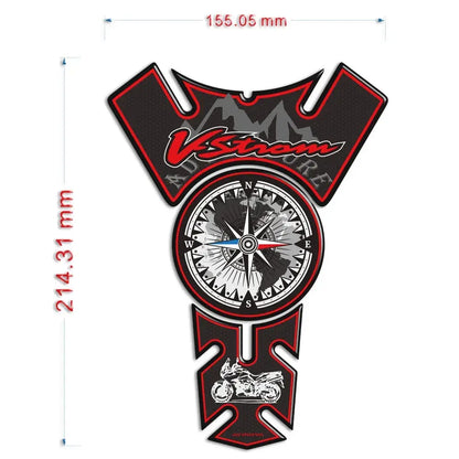 Suzuki V-Strom Çanta Sticker Seti | Dünya Haritalı Adventure Topcase Etiketi Sticker Master