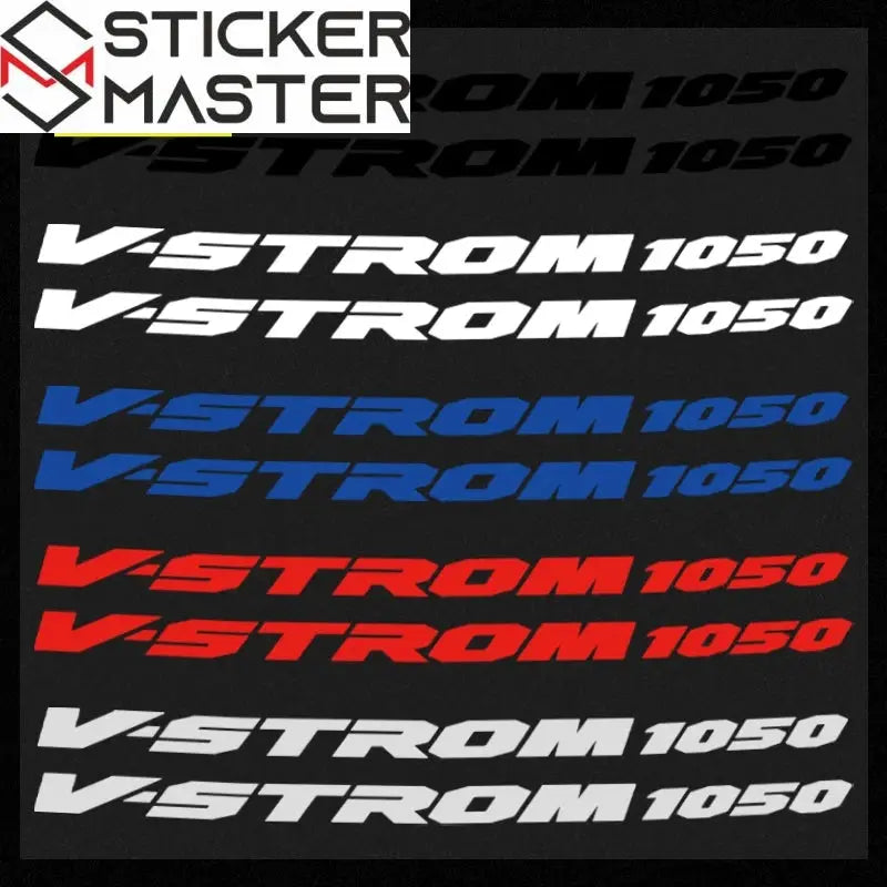 Suzuki V-Strom Sticker | DL 1050 Yan Grenaj Logo Decal Seti (20 cm) - Sticker Master