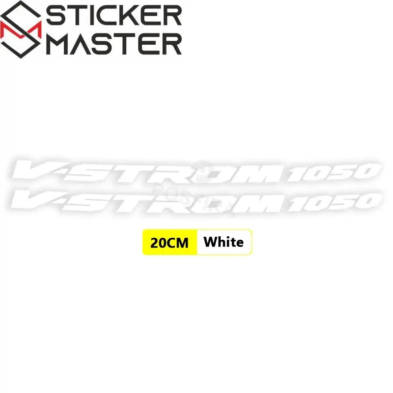 Suzuki V-Strom Sticker | DL 1050 Yan Grenaj Logo Decal Seti (20 cm) - Sticker Master