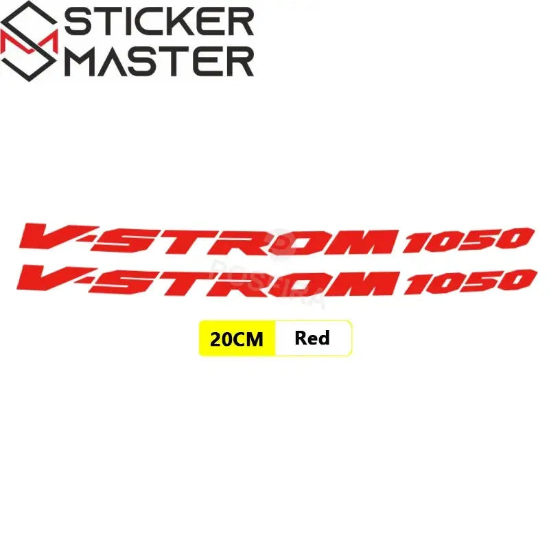 Suzuki V-Strom Sticker | DL 1050 Yan Grenaj Logo Decal Seti (20 cm) - Sticker Master