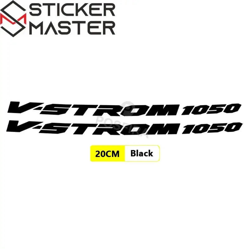 Suzuki V-Strom Sticker | DL 1050 Yan Grenaj Logo Decal Seti (20 cm) - Sticker Master