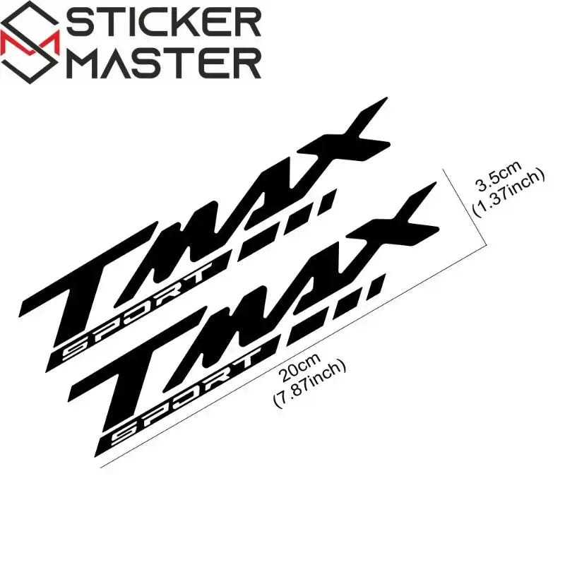 TMAX Sticker | Yamaha 500 530 560 İçin Sport Racing Yan Grenaj Decal (2 Adet) Sticker Master