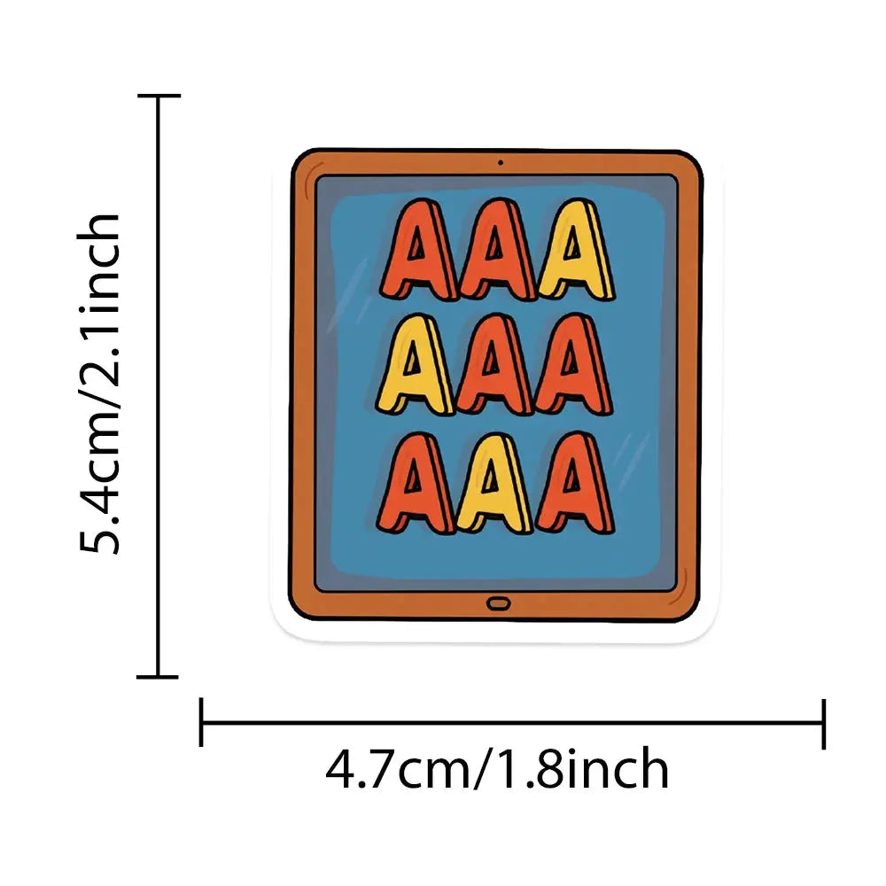 Sticker Master 50 adet Komik Karikatür Tarih Karakterleri Çıkartmalar Bagaj Dizüstü Gitar Telefon Bisiklet Su Geçirmez Graffiti Vinil Sticker Etiket - Sticker Master