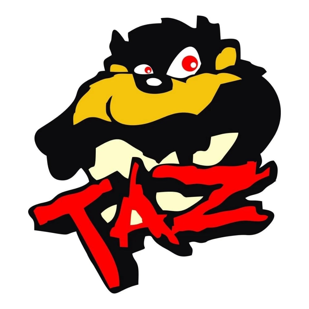 Sticker Master Taz Sticker – Motor, Laptop, Araba, Kask İçin Dayanıklı Etiket 15 cm