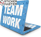 Team Work Laptop Sticker Mavi Koruyucu Set | Sticker Master