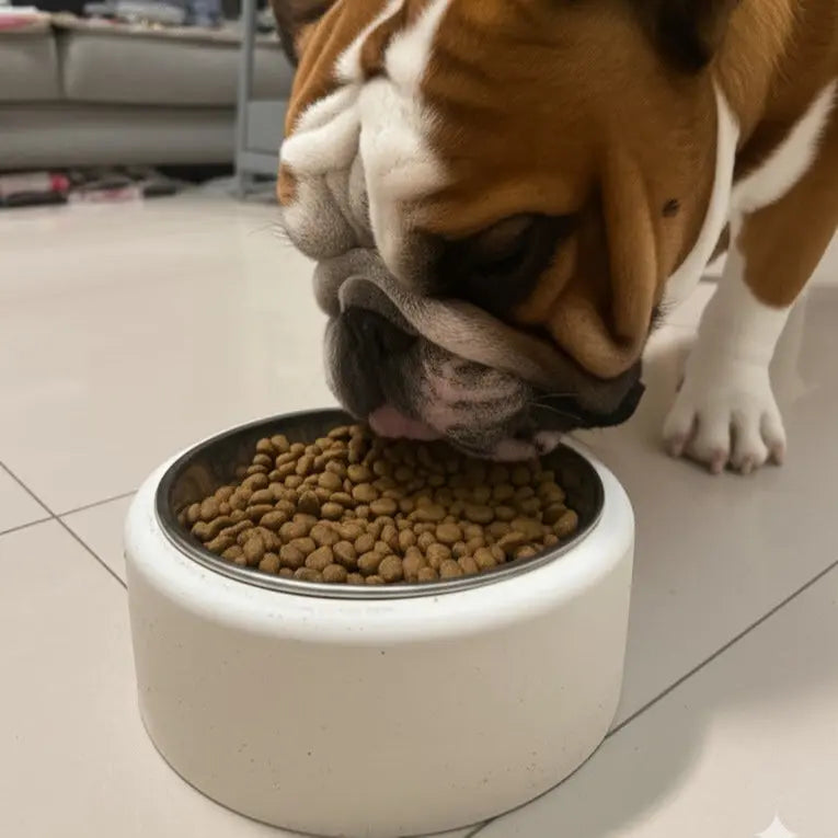 Sticker Master Beton Kedi ve Köpek Mama Kabı – Şık ve Dayanıklı Tasarım