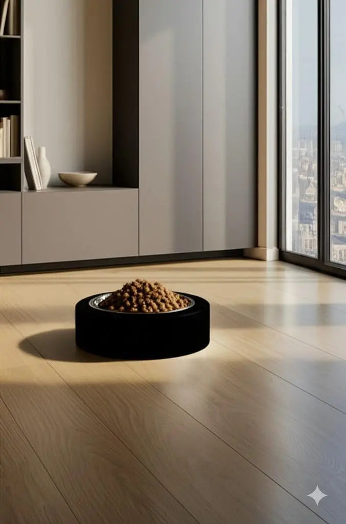 Sticker Master Beton Kedi ve Köpek Mama Kabı – Şık ve Dayanıklı Tasarım - Sticker Master