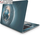Teknolojik Dünya Laptop Sticker World Map Kaplama | Sticker Master