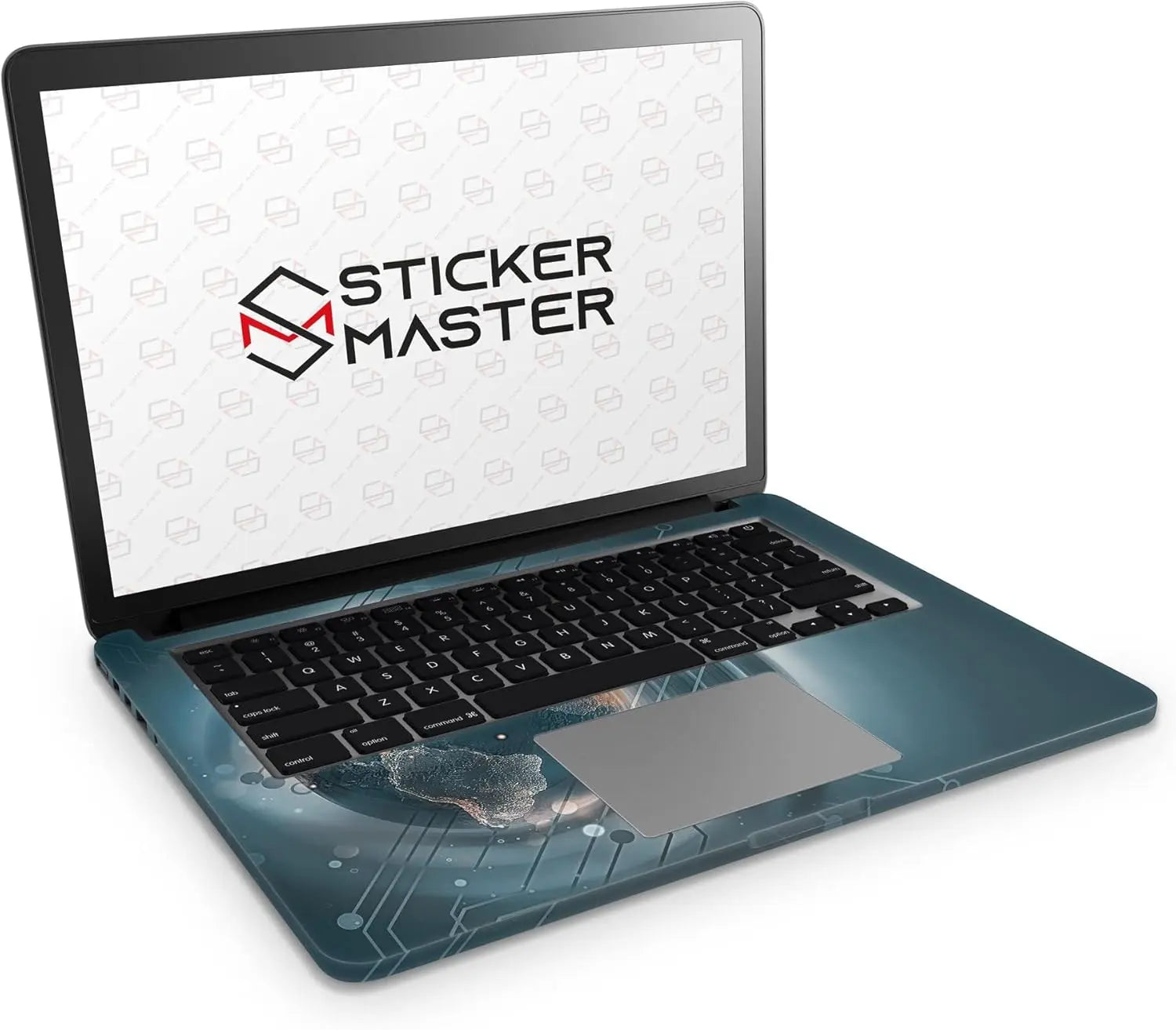 Sticker Master World Map Evrensel Sticker Dizüstü Bilgisayar Vinil Sticker Decal 12" 13" 13.3" 14" 15" 15.4" 15.6 inç Dizüstü Bilgisayar Çıkartma Koruyucu Macbook Asus Acer Hp Lenovo Huawei Dell İçin - Sticker Master