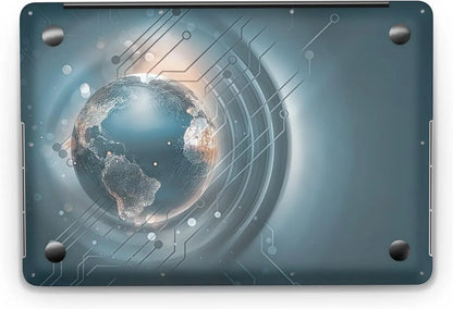 Sticker Master World Map Evrensel Sticker Dizüstü Bilgisayar Vinil Sticker Decal 12" 13" 13.3" 14" 15" 15.4" 15.6 inç Dizüstü Bilgisayar Çıkartma Koruyucu Macbook Asus Acer Hp Lenovo Huawei Dell İçin - Sticker Master