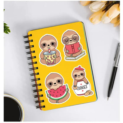 50’li Sevimli Tembel Hayvan Sticker Seti | Sticker Master - Sticker Master