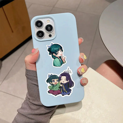 The Apothecary Diaries Sticker Seti | 60 Adet Maomao ve Jinshi Anime Decal Paketi - Sticker Master