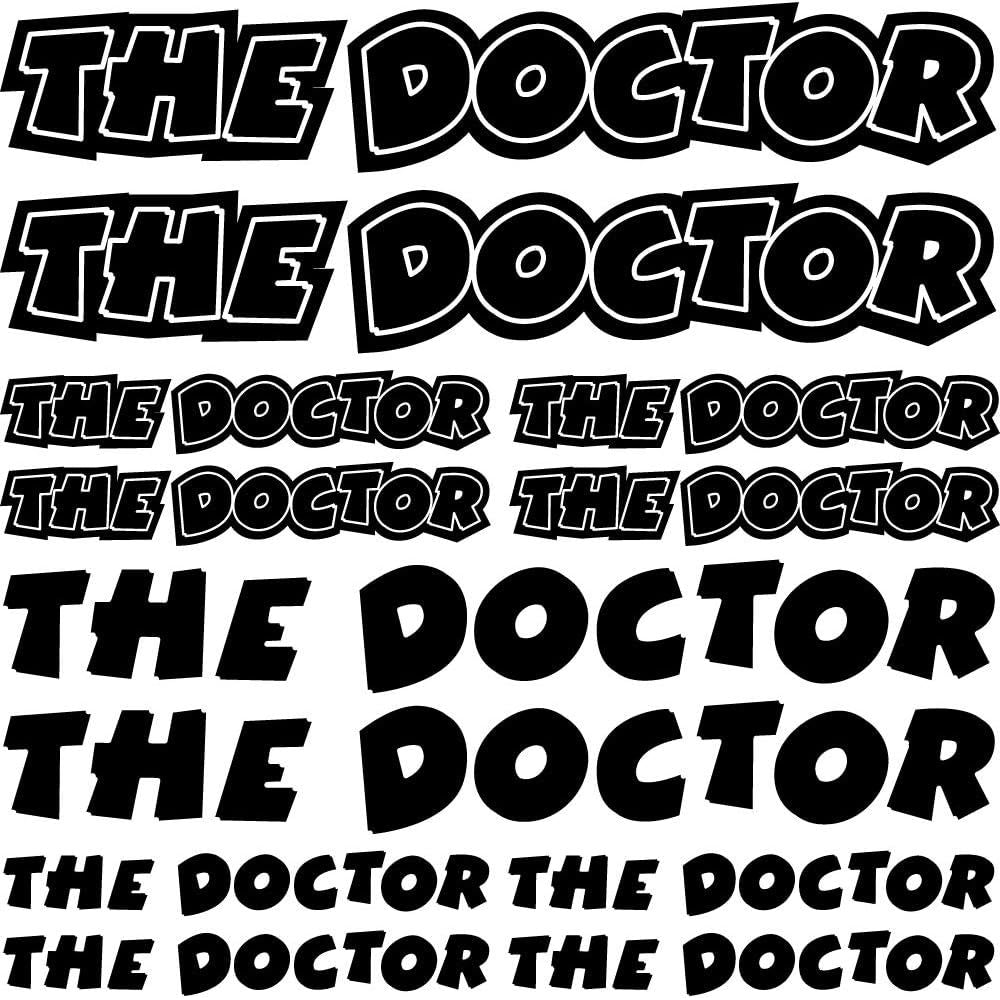 Sticker Master The Doctor Sponsor Set Oto Motor Araba Sticker