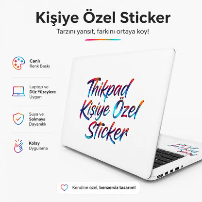 ThinkPad Uyumlu Laptop ve Bilgisayar Sticker Seti
