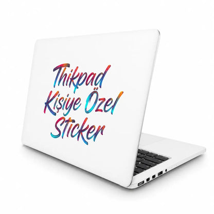 ThinkPad Uyumlu Laptop ve Bilgisayar Sticker Seti sade