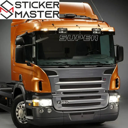 Tır Sticker | Super Yazılı Ön Cam Güneşlik Decal (102 cm) - Sticker Master