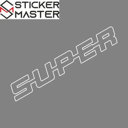 Tır Sticker | Super Yazılı Ön Cam Güneşlik Decal (102 cm) - Sticker Master
