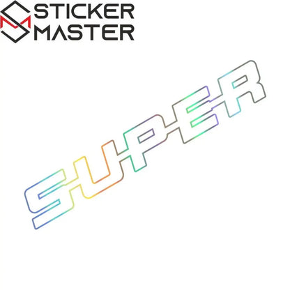 Tır Sticker | Super Yazılı Ön Cam Güneşlik Decal (102 cm) - Sticker Master