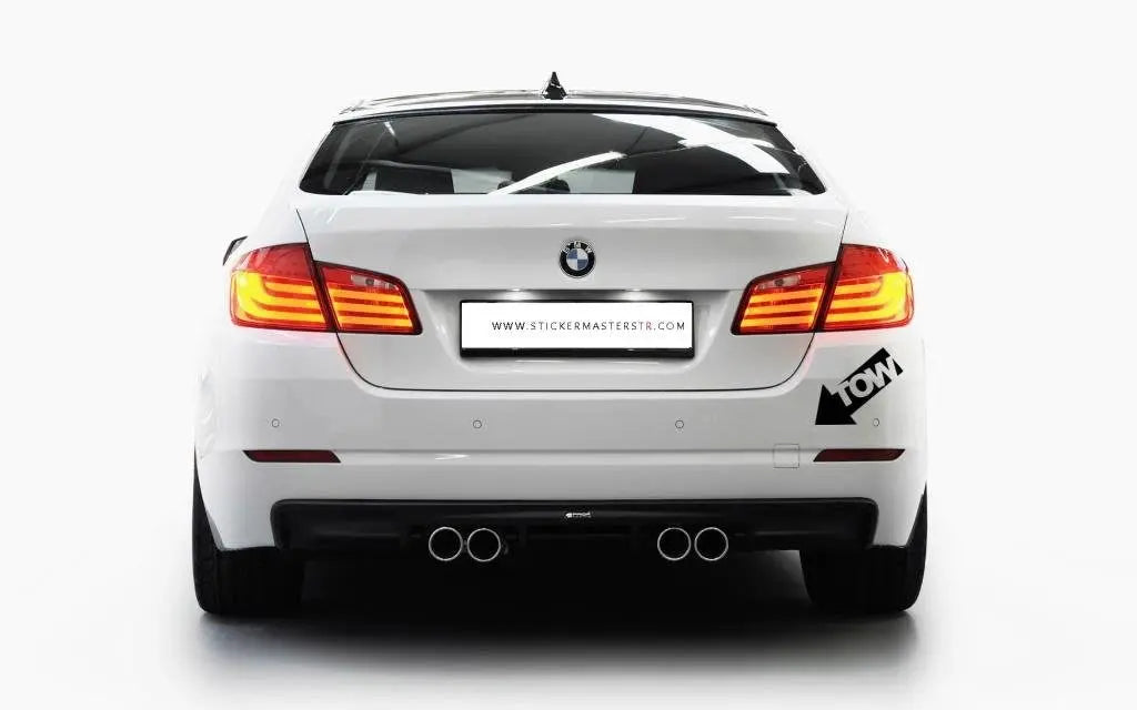 Sticker Master Tow Motor, Kask, Laptop, Araba, Oto Araç İçin Dayanıklı Etiket Decal