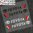 Toyota Motor Sport Sticker Yan Kapı Şeridi 75 Cm | Sticker Master