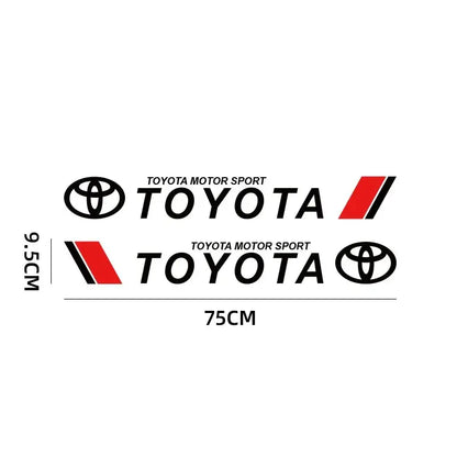 Toyota Motor Sport Sticker Yan Kapı Şeridi 75 Cm | Sticker Master - Sticker Master