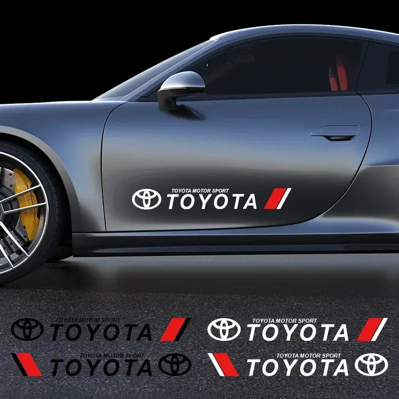 Toyota Motor Sport Sticker Yan Kapı Şeridi 75 Cm | Sticker Master - Sticker Master