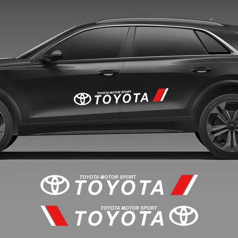 Toyota Motor Sport Sticker Yan Kapı Şeridi 75 Cm | Sticker Master - Sticker Master