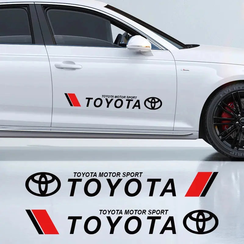 Toyota Motor Sport Sticker Yan Kapı Şeridi 75 Cm | Sticker Master - Sticker Master