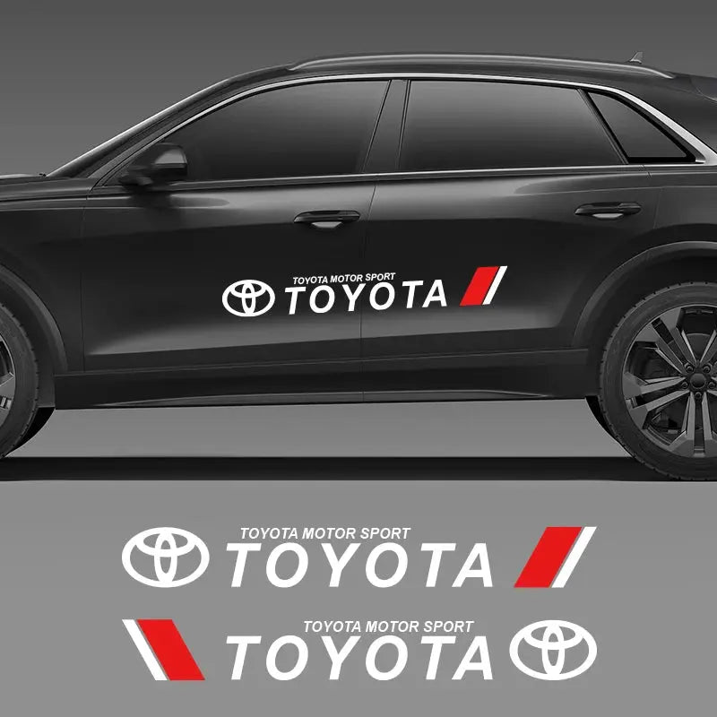 Toyota Motor Sport Sticker Yan Kapı Şeridi 75 Cm | Sticker Master - Sticker Master